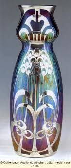 Pin By Moonlight Bazaar On Valuables And Collectibles Glass Art Art Nouveau Design Art Glass Vase