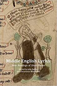 Amazon.com: Middle English Lyrics: New Readings of Short Poems:  9781843845928: Boffey, Julia, Whitehead, Christiania, Duncan, Thomas G.,  Lazikani, Ayoush, McCann, Daniel, Kuczynski, Michael, Sutherland, Annie,  Howes, Hetta Elizabeth, Jones, Natalie, D ...