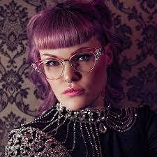 Floral Rectangle Simple Classic Retro Custom Engraving Eyeglasses