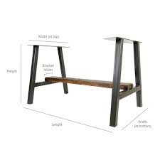 The Timberline Table Base Wood Not Included Etsy In 2020 Table Base Metal Table Base Wood Table Bases
