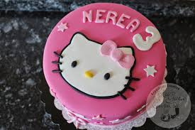 Nerea Cumple 3 Pastel De Gato Pastel De Hello Kitty Tartas