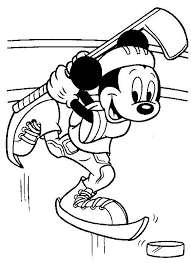 Chicago Blackhawks Coloring Pages With Images Mickey Mouse Coloring Pages