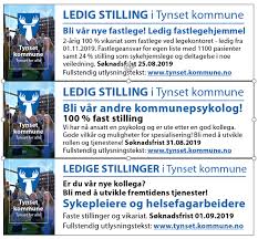 The administrative centre of the municipality is the village of tynset. Tynset Kommune Ledige Stillinger Innen Helsesektoren I Facebook