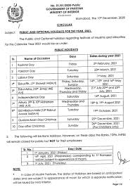 Muharram 2021 moon sighting live update: Optional Public Holidays 2021 Pakistan Notifica Tion Issued