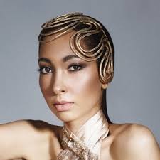 Vintage inspired finger wave style accessory, side headpiece Art Deco  style, 20s hairstyle, red carpet headpiece, gatsby inspired hairpiece