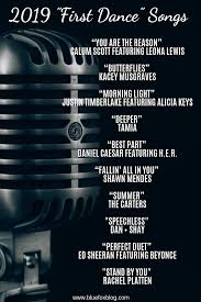 This is one of the top first dance wedding songs for couples who love throwback hits. 2019 First Dance Wedding Songs First Dance Wedding Songs Best Wedding Songs Wedding Songs