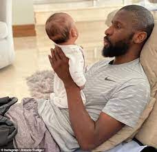 Germany defender antonio rudiger is facing claims that he bit paul pogba during his country's but rudiger, who appeared to be speaking to pogba while marking him from behind, was then shown by. Chelsea Star Antonio Rudiger Announces The Birth Of His Second Child After Champions League Win Daily Mail Online