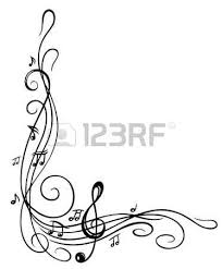Notenschl Ssel Und Notenbl Tter Und Musiknoten Grenz Photo Music Notes Tattoo Music Tattoo Designs Music Drawings