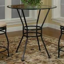 Maybe you would like to learn more about one of these? Cramco Inc Cramco Trading Company Starling 72688 49 43 Round Glass Pub Table W Textured Black Pedestal Base Corner Furniture Pub Table