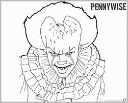 Pennywise is an evil clown coming in the horror movie entitle it from the stephen's king's novel. Coloring Pages Ideas Free Coloring Pages Printable To