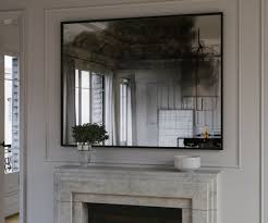Long glass mirror for wall. 36 X 32 Mirror With Iron Black Frame Custom Modern Hanging Etsy In 2021 Mirror Design Wall Mirror Wall Bedroom Lighted Wall Mirror
