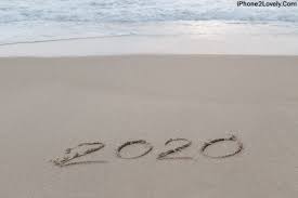 2020 New Year Wallpaper Image Written On Sand Happy New Year Pictures New Year Pictures Happy New