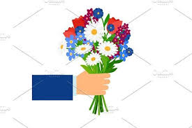 Bouquet In Businessman Hand Businessman Hand Bouquet Flower Gift