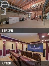 In wilmington, delaware, a home owner had called dryzone to see if we finished basements. Sujith Vinita S Basement Before After Pictures Luxury Home Remodeling Sebring Design Build