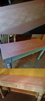 A 'fontana' dresser and mirror by broyhill. Broyhill Fontana Sofa Table Makeover With Diy Chalk Paint Lace And White Spray Paint Table Makeover Diy Chalk Paint White Spray Paint