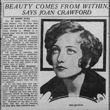Joan Crawford Fruit Diet 1929