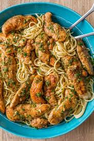 Drizzle with oil and salt & pepper to taste. Chicken Scampi Pasta Recipe Video Natashaskitchen Com