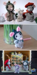 ● the mice are worked from nose to tail. Mice Knitting Patterns In The Loop Knitting