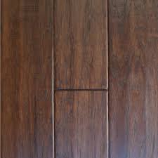 Millstead Hand Scraped Hickory Cocoa 3 8 In Thick X 4 1 4 In X Random Length Engineered Click Hardwood Flooring 20 Sq Ft Case Pf9395 The Home Depot Engineered Hardwood Flooring Engineered Wood Floors Solid