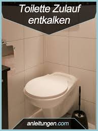 Toilette Zulauf Entkalken Auch Der Toiletten Zulauf Sollte Ab Und An Entkalkt Werden Da Dies Recht Kompliziert Toiletten Reinigen Toilettenspulung Toiletten
