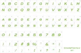 Download Free Font Eyechart