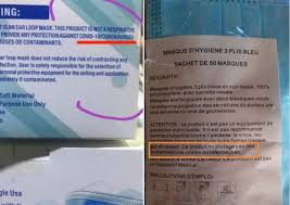 Pourquoi la covid et non le covid. Pourquoi Est Il Marque Sur Des Boites De Masques Qu Ils Ne Protegent Pas Des Virus