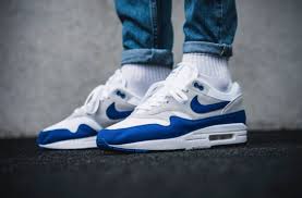 Get Ready For The Nike Air Max 1 Anniversary Game Royal Kicksonfire Com Nike Air Max Sneakers Nike Air Max Sneakers Men Fashion