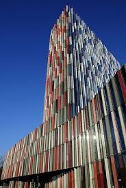 Kfw Westarkade Frankfurt Sauerbruch Hutton Fassadengestaltung Moderne Architektur Hausbau Ideen