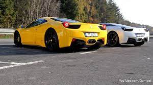 Yellow 2014 ferrari 458 italia spider. Matte Pearl White Ferrari 458 Italia Black Yellow 458 Italia Sound Youtube