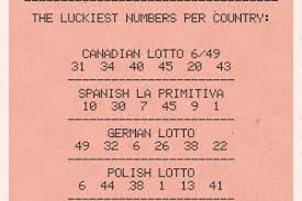 the luckiest numbers in the world visual ly