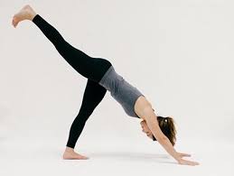Downward Facing Dog With Leg Lift Yoga Morning Yoga Poses Yoga Poses Full Body Yoga Workout