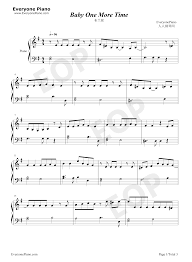 Baby One More Time Britney Spears Stave Preview