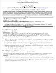 Directly reports to senior executives; Senior Financial Accountant Resume Templates At Allbusinesstemplates Com