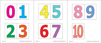 You could also use these printables as number coloring pages and have your children color them in with markers or paint. Numbers Free Printable Templates Coloring Pages Firstpalette Com