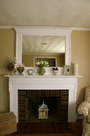Pin By Rebecca Bagley On For The Home Mirror Over Fireplace Home House