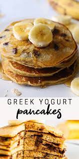 Greek Yogurt Pancakes Eating Bird Food Recipe Greek Yogurt Pancakes Healthy Snacks Recipes Healthy Greek Yogurt