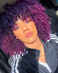 Natural Hair Rocks On Instagram If Viewing Follow Naturalhairisdope Feature Jansita Natural Hair Styles Purple Natural Hair Dyed Natural Hair