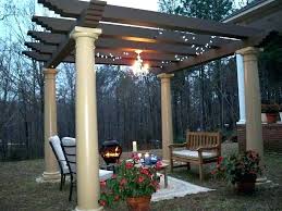 Options For Outdoor Gazebo Chandelier Lighting Ideas Wooden Gazebo Plans Gazebo Lighting Free Standing Pergola