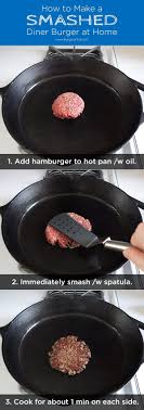 Smashed Diner Burger Recipe 3 Steps To Awesome Indoor Burgers Recipe Diner Burger Recipe Smash Burger Burger Recipes