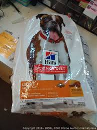 Hill S Science Diet Dry Dog Food Adult Light For Weight Management Chicken Meal Barley Recipe 30 Lb Bag Auction Bidrl Com Online Auction Marketplace