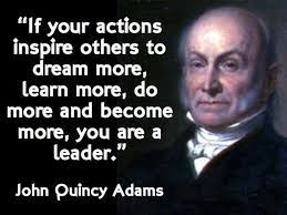 Risky Leadership Image Quote By John Quincy Adams