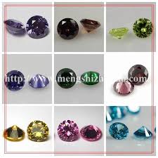 Synthetic Diamond Cut Cubic Zirconia Color Chart Brilliant