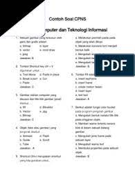 Contoh soal cpns 2021 administrasi umum ini tersedia juga dengan kunci jabawan dan pembahasannya. Contoh Soal Tkb Ti