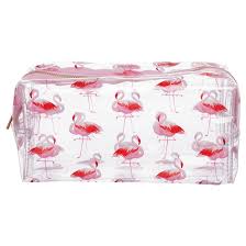 Whsmith Wild Tropique Clear Cube Flamingos Pencil Case Whsmith Pencil Case Clear Pencil Case School Pencil Case