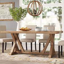 Pin By Sweetsbybetty On Pendant Lighting In 2021 Trestle Dining Tables Farmhouse Dining Table Wood Dining Table