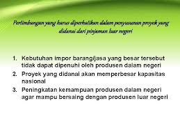 Dalam jangka pendek, utang luar negeri sangat membantu pemerintah indonesia dalam upaya menutup defisit anggaran pendapatan dan belanja negara, yang diakibatkan oleh pembiayaan pengeluaran rutin dan pengeluaran pembangunan. Bab 5 Surat Hutang Negara Bab 6 Manajemen