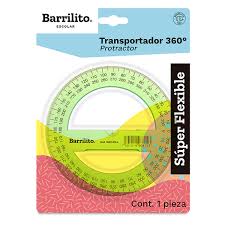 Transportador de angulos ac.inox goniometro angulometro. Transportador Flexible Barrilito Verde Office Depot Mexico