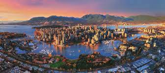 Aerial Photography Of City Vancouver Sunset City Landscape Lake Canada Cityscape Panorama 2k W Panorama Photography Skyline Picture Vancouver Skyline