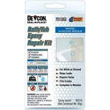Devcon epoxy bathtub repair kit (almond & white) 2 pack. Devcon 90216 Bath Tub Epoxy Repair Kit Walmart Com Walmart Com