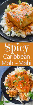 Spicy Caribbean Mahi Mahi Recipe Seafood Recipes Seafood Dinner Easy Fish Dinners